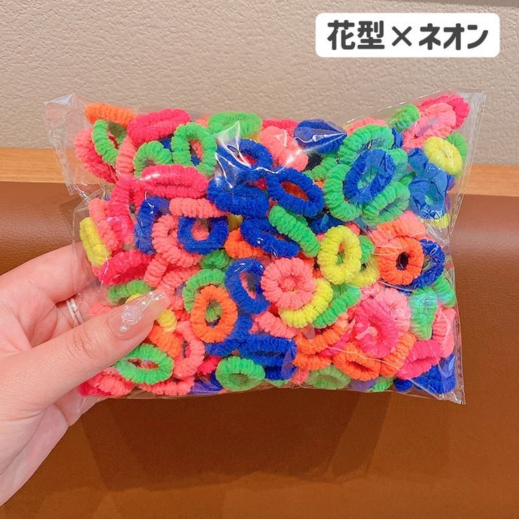ヘアゴム 髪ゴム 100個セット[品番：FQ000217828]｜PlusNao