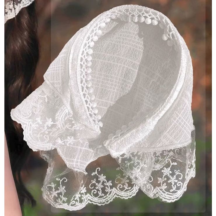 カチューシャ ヘッドスカーフ 頭巾風 | PlusNao | 詳細画像12 