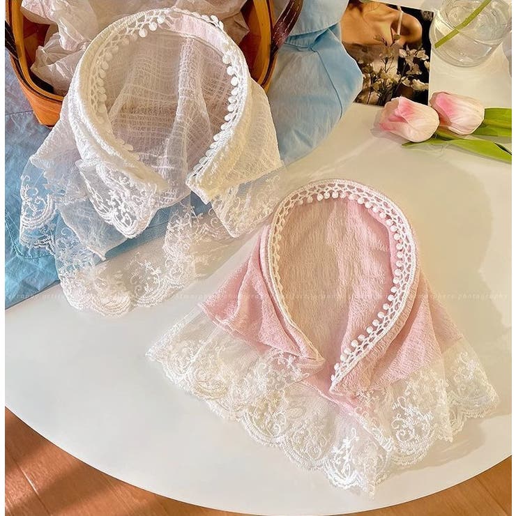 カチューシャ ヘッドスカーフ 頭巾風 | PlusNao | 詳細画像7 