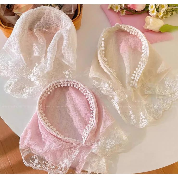 カチューシャ ヘッドスカーフ 頭巾風 | PlusNao | 詳細画像9 