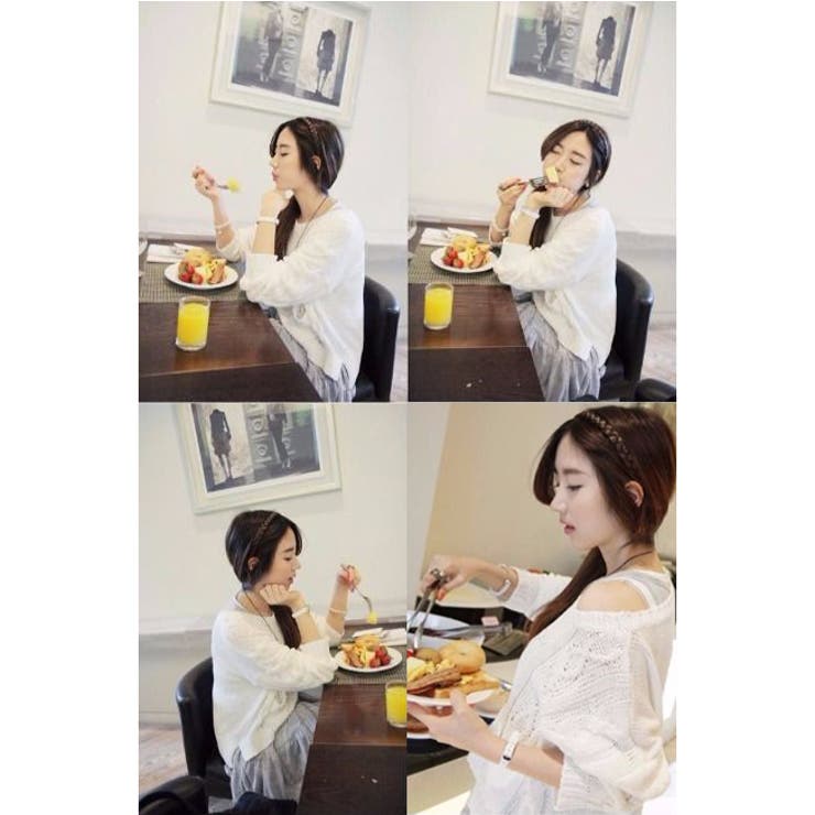 カチューシャ 三つ編み 編み込み風 | PlusNao | 詳細画像5 