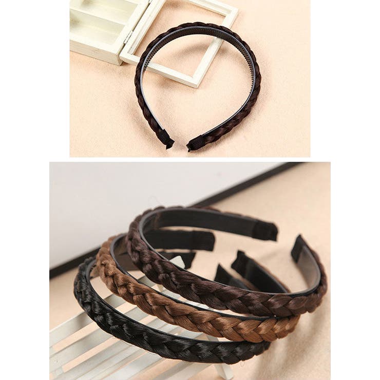 カチューシャ 三つ編み 編み込み風 | PlusNao | 詳細画像6 