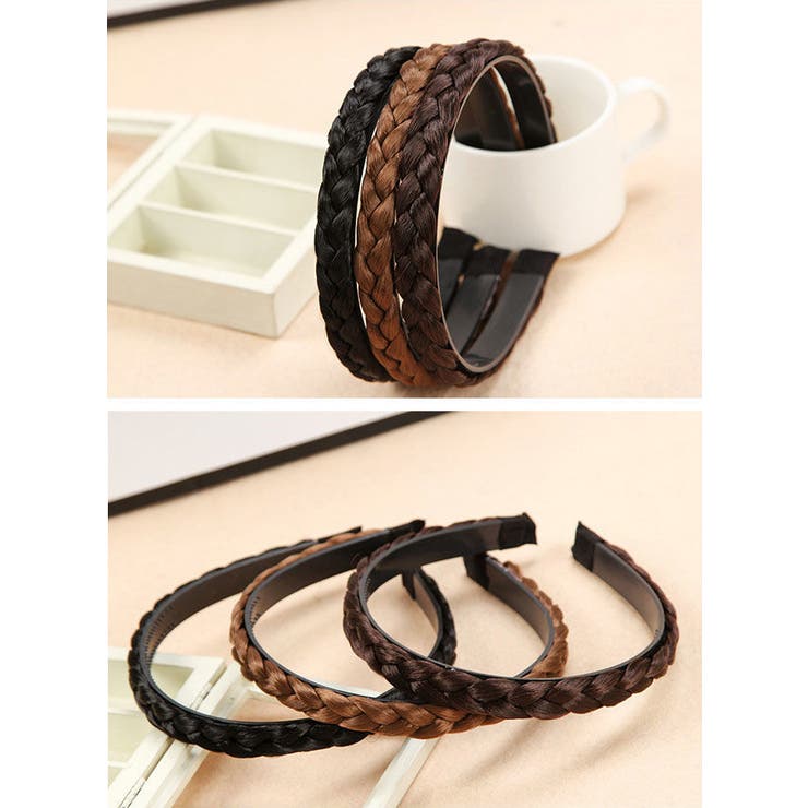 カチューシャ 三つ編み 編み込み風 | PlusNao | 詳細画像7 