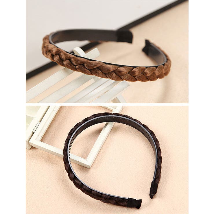 カチューシャ 三つ編み 編み込み風 | PlusNao | 詳細画像8 