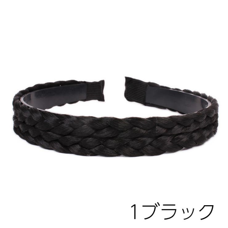 三つ編みカチューシャ ヘアアクセサリー レディース | PlusNao | 詳細画像2 