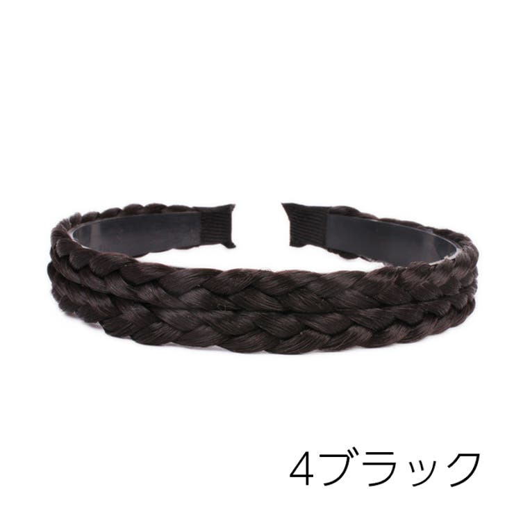 三つ編みカチューシャ ヘアアクセサリー レディース | PlusNao | 詳細画像3 