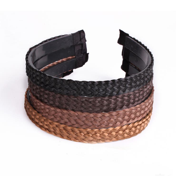 三つ編みカチューシャ ヘアアクセサリー レディース | PlusNao | 詳細画像3 