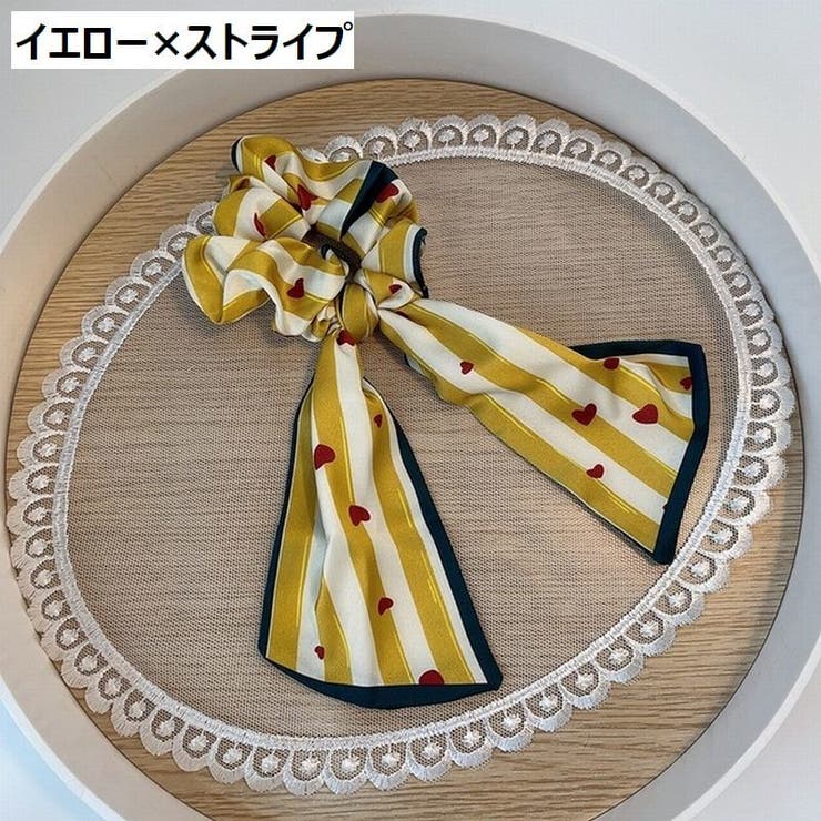 リボンシュシュ ヘアゴム 髪留め | PlusNao | 詳細画像10 