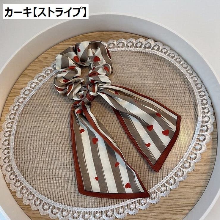 リボンシュシュ ヘアゴム 髪留め | PlusNao | 詳細画像11 