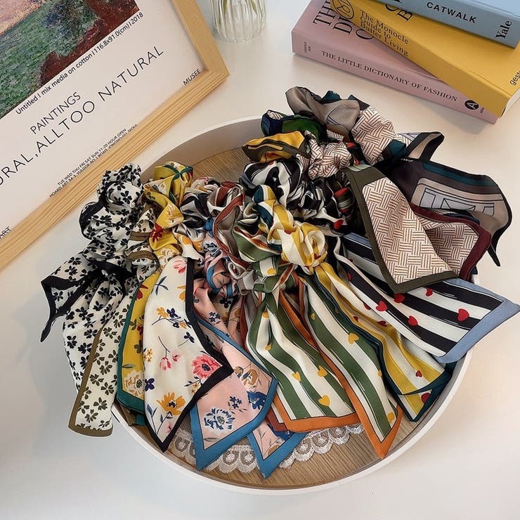 リボンシュシュ ヘアゴム 髪留め | PlusNao | 詳細画像2 