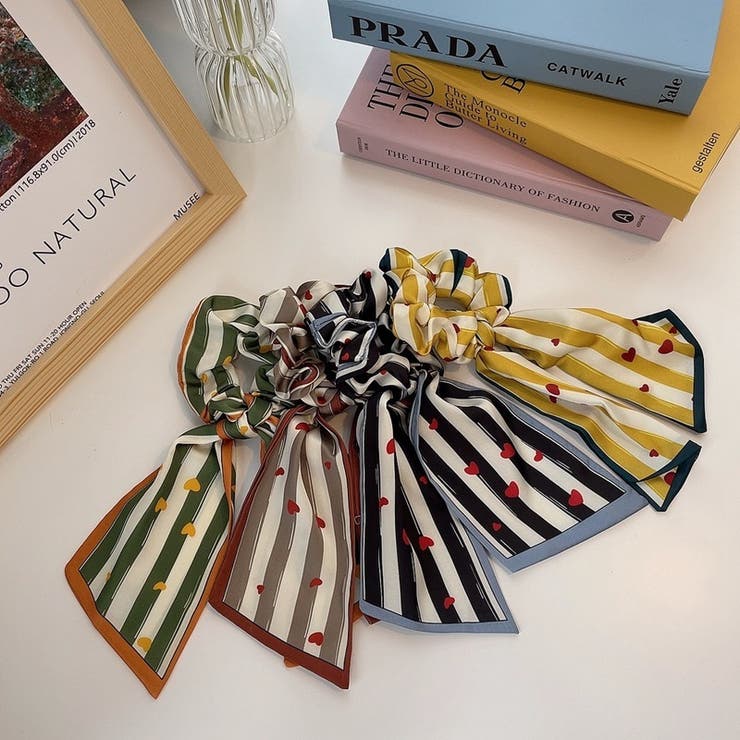 リボンシュシュ ヘアゴム 髪留め | PlusNao | 詳細画像4 