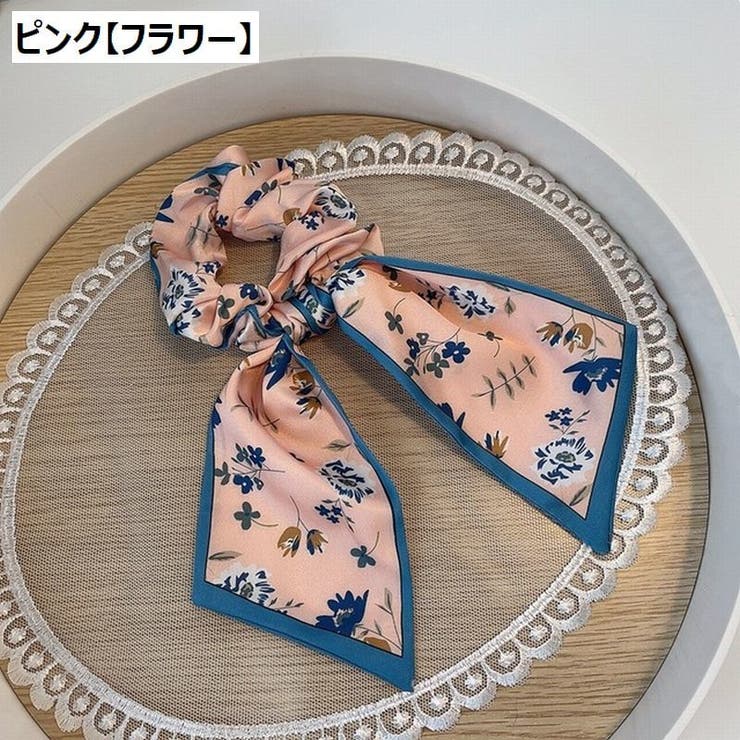 リボンシュシュ ヘアゴム 髪留め | PlusNao | 詳細画像8 