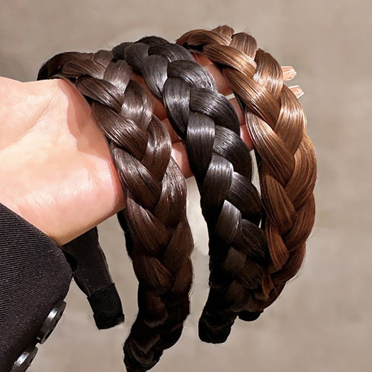 三つ編みカチューシャ ヘアアクセサリー レディース | PlusNao | 詳細画像6 