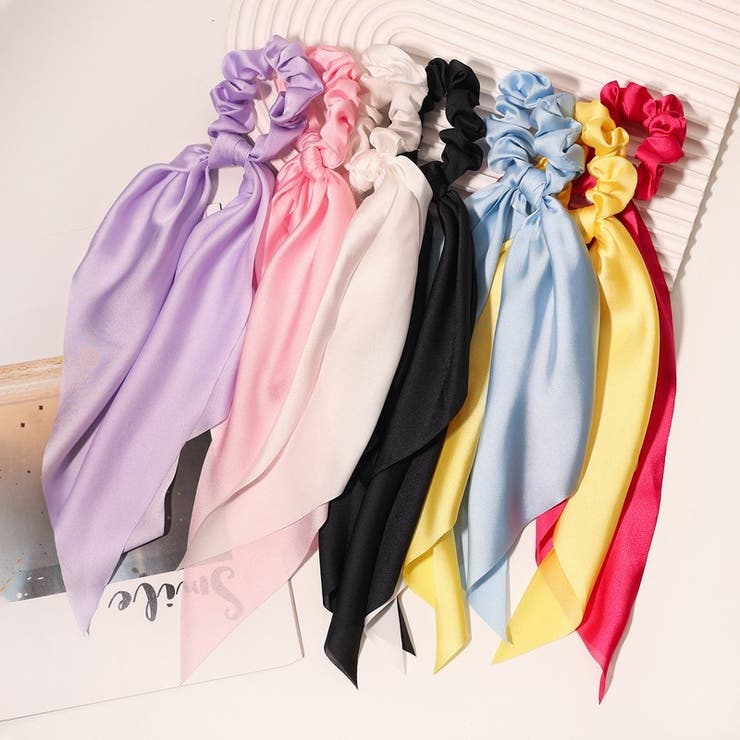 シュシュ リボン付き リボンシュシュ | PlusNao | 詳細画像3 