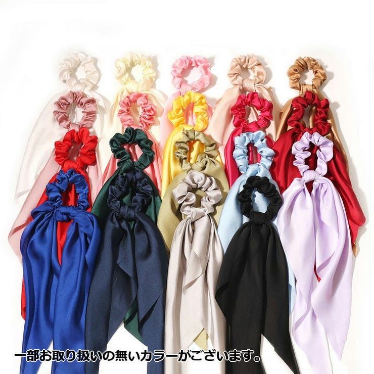 シュシュ リボン付き リボンシュシュ | PlusNao | 詳細画像8 