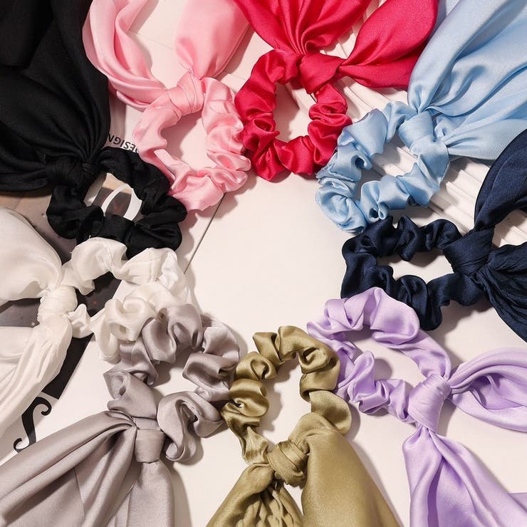 シュシュ リボン付き リボンシュシュ | PlusNao | 詳細画像9 