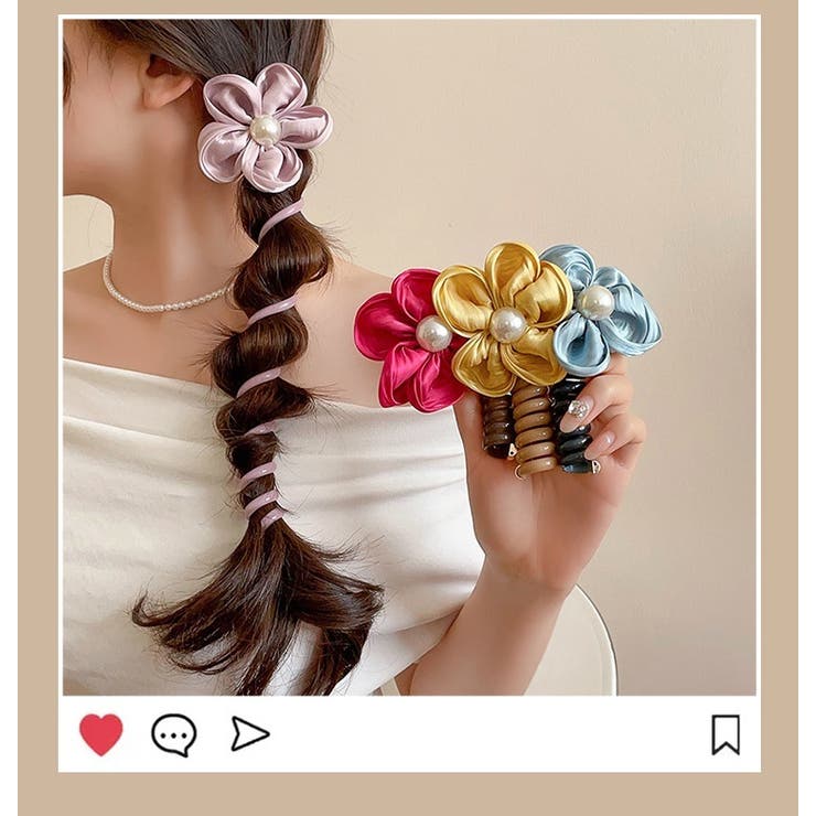 コイルポニー レディース ヘアアクセサリー | PlusNao | 詳細画像5 