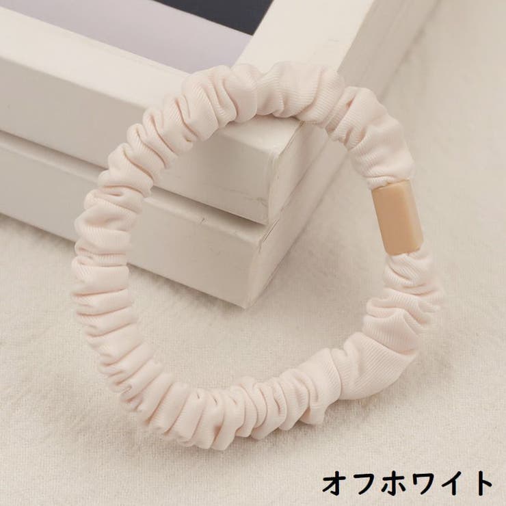 シュシュ ヘアゴム 同色4個セット | PlusNao | 詳細画像8 