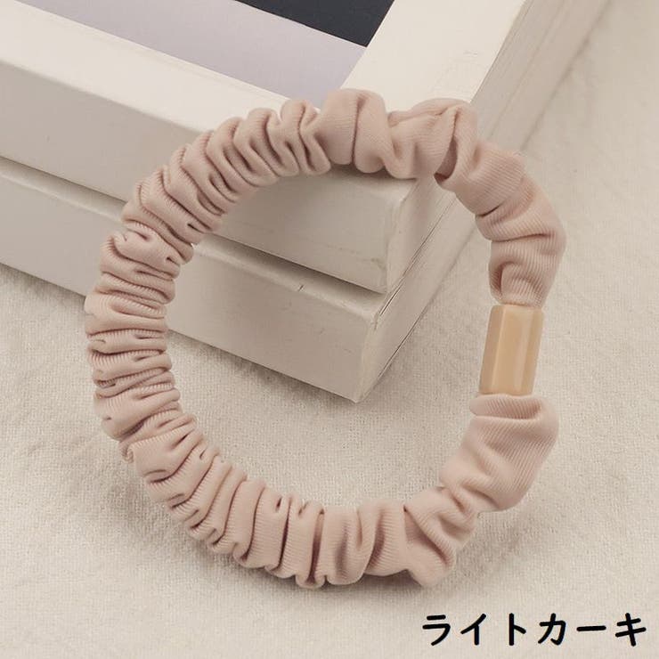 シュシュ ヘアゴム 同色4個セット | PlusNao | 詳細画像9 