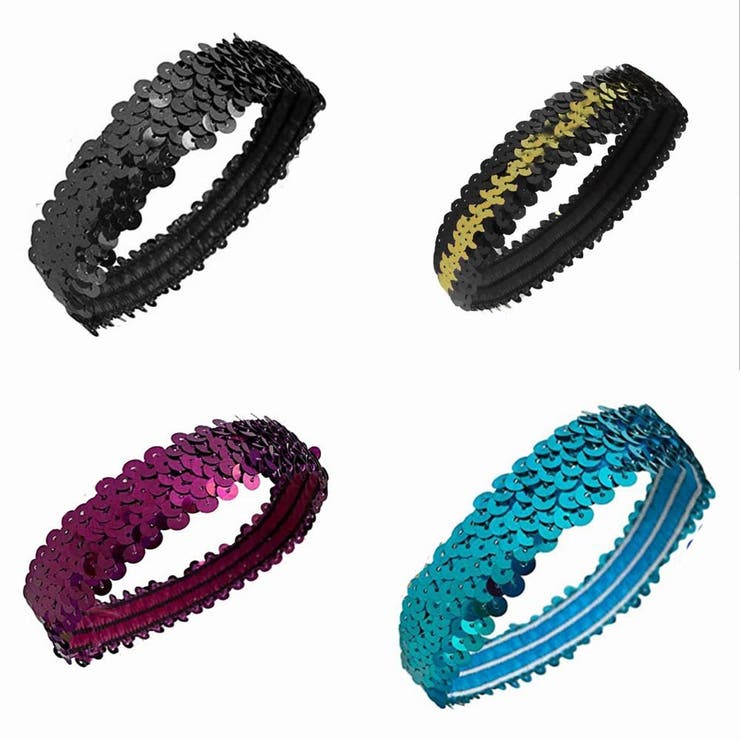 ヘアバンド ヘッドバンド スパンコール | PlusNao | 詳細画像15 