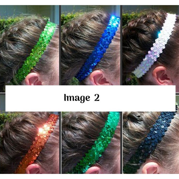 ヘアバンド ヘッドバンド スパンコール | PlusNao | 詳細画像4 