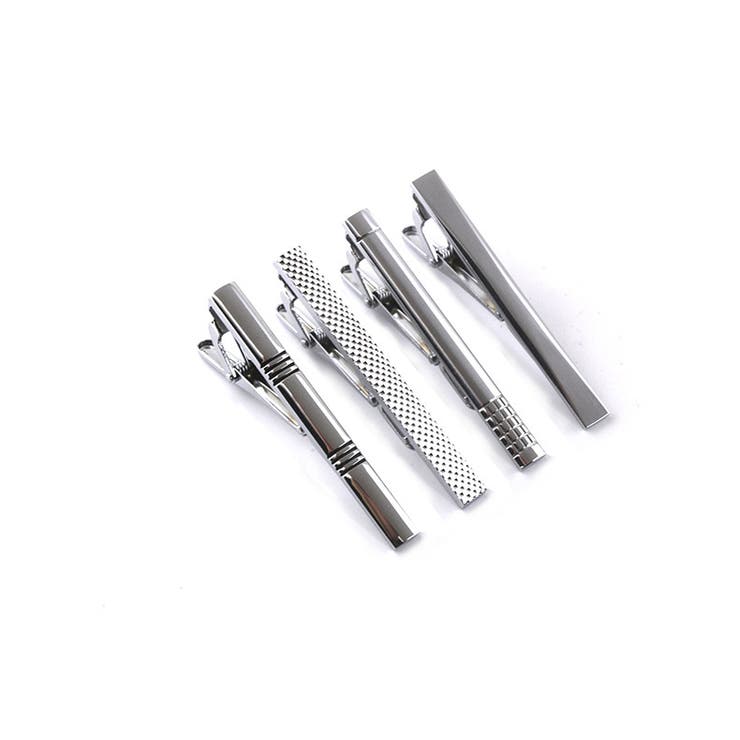 日本製 ネクタイピン 4本セット クリスタルガラス Tps-032-4set