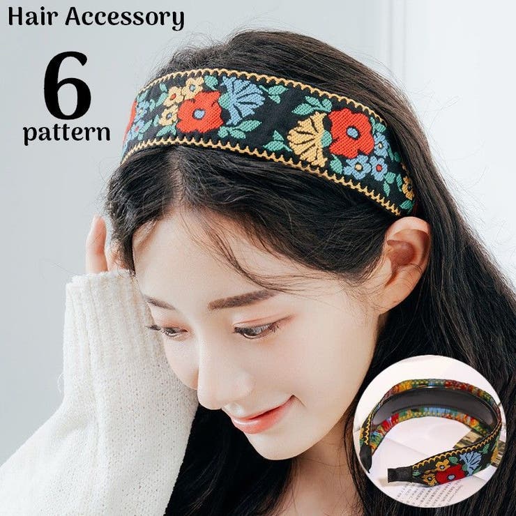 カチューシャ レディース ヘアアクセサリー | PlusNao | 詳細画像1 