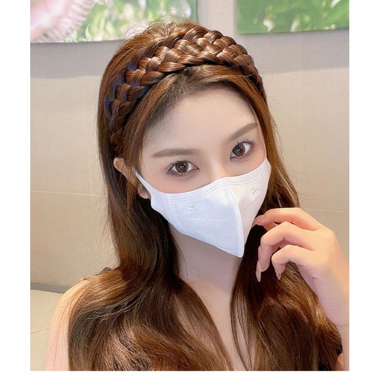 三つ編みカチューシャ ヘアアクセサリー レディース | PlusNao | 詳細画像3 