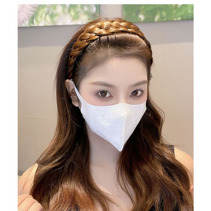 三つ編みカチューシャ ヘアアクセサリー レディース | PlusNao | 詳細画像4 