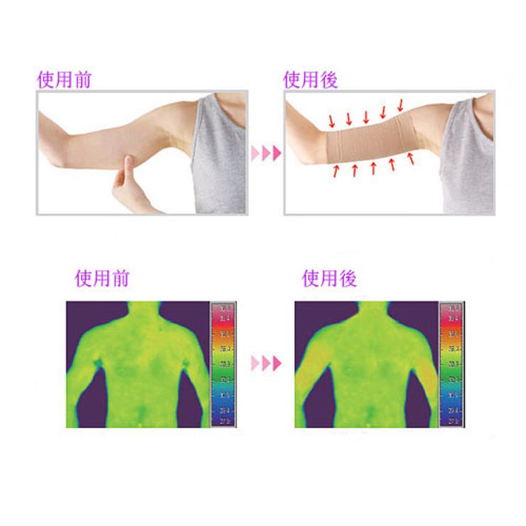 シェイプアップ 二の腕ニッパー 二の腕シェイプ 補正下着 インナー レディース | PlusNao | 詳細画像3 