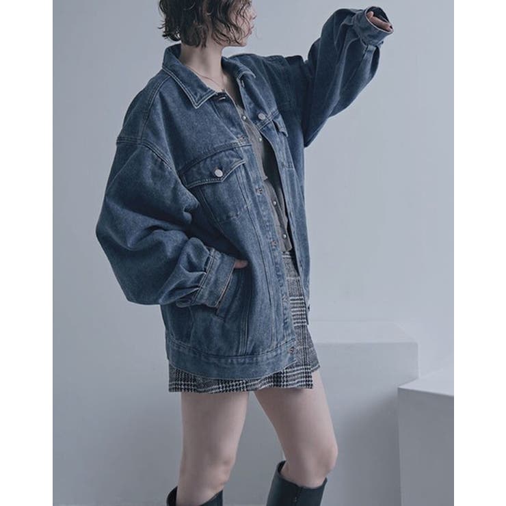 オーバーサイズデニムジャケット Gジャン レディース | PlusNao | 詳細画像12 