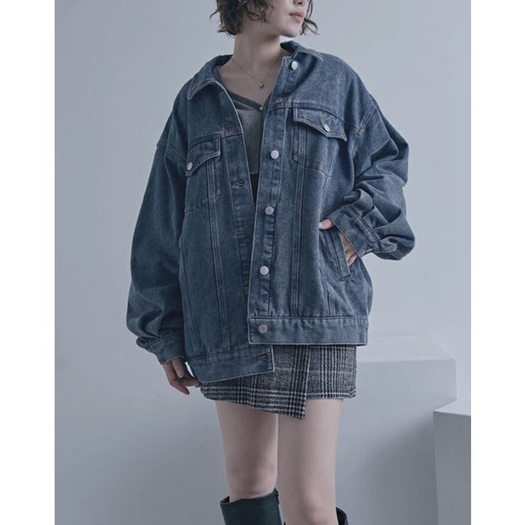 オーバーサイズデニムジャケット Gジャン レディース | PlusNao | 詳細画像13 