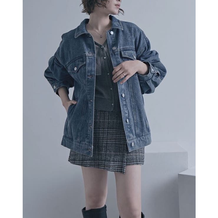 オーバーサイズデニムジャケット Gジャン レディース | PlusNao | 詳細画像14 