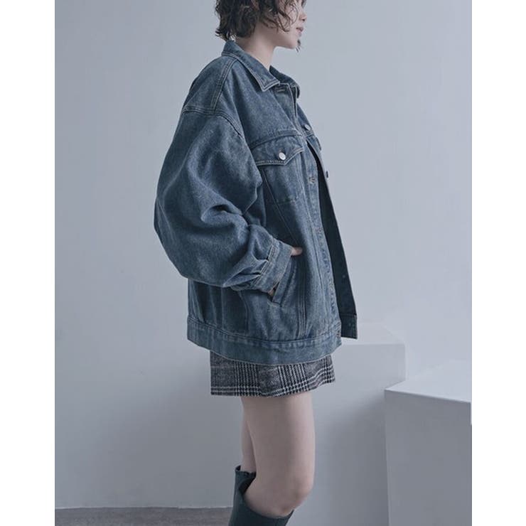 オーバーサイズデニムジャケット Gジャン レディース | PlusNao | 詳細画像15 