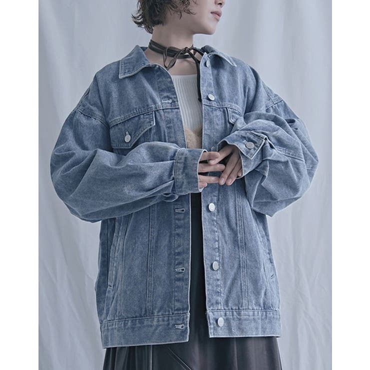 オーバーサイズデニムジャケット Gジャン レディース | PlusNao | 詳細画像4 