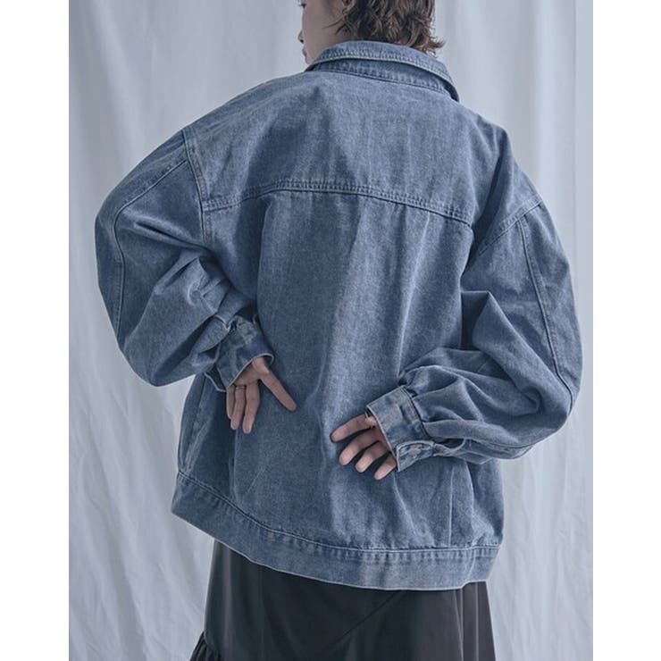 オーバーサイズデニムジャケット Gジャン レディース | PlusNao | 詳細画像7 
