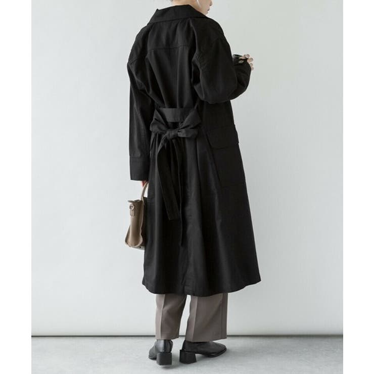 トレンチコート ツイルコート ロングコート | PlusNao | 詳細画像10 