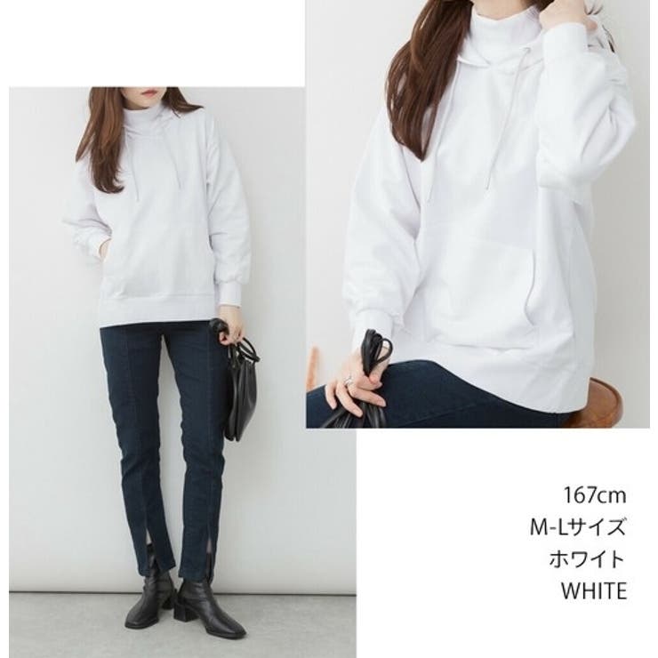 パーカー フーディー ハイネック | PlusNao | 詳細画像10 