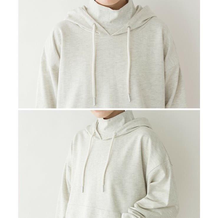 パーカー フーディー ハイネック | PlusNao | 詳細画像15 