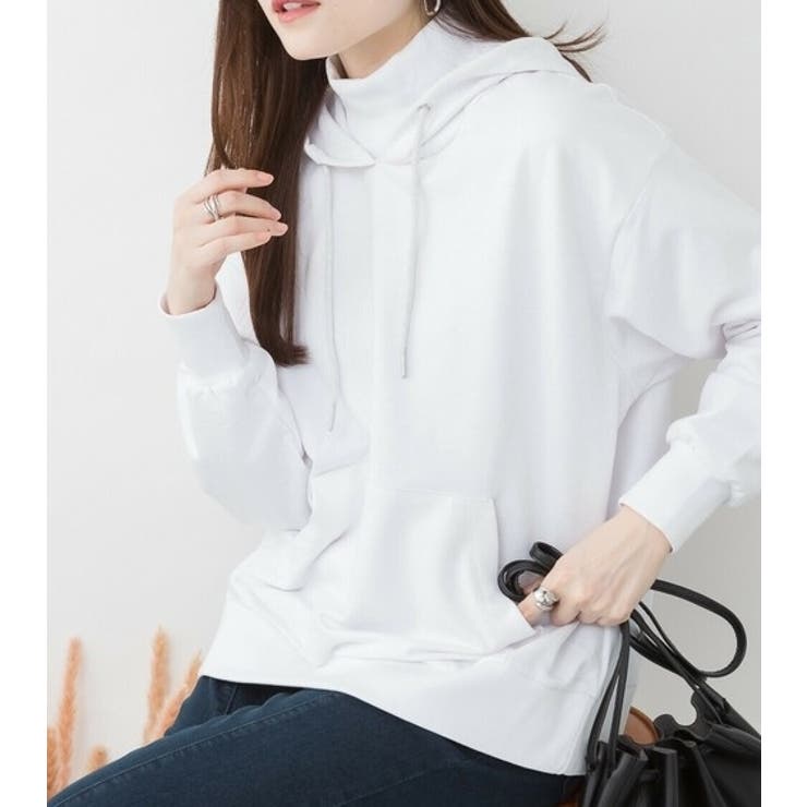 パーカー フーディー ハイネック | PlusNao | 詳細画像2 