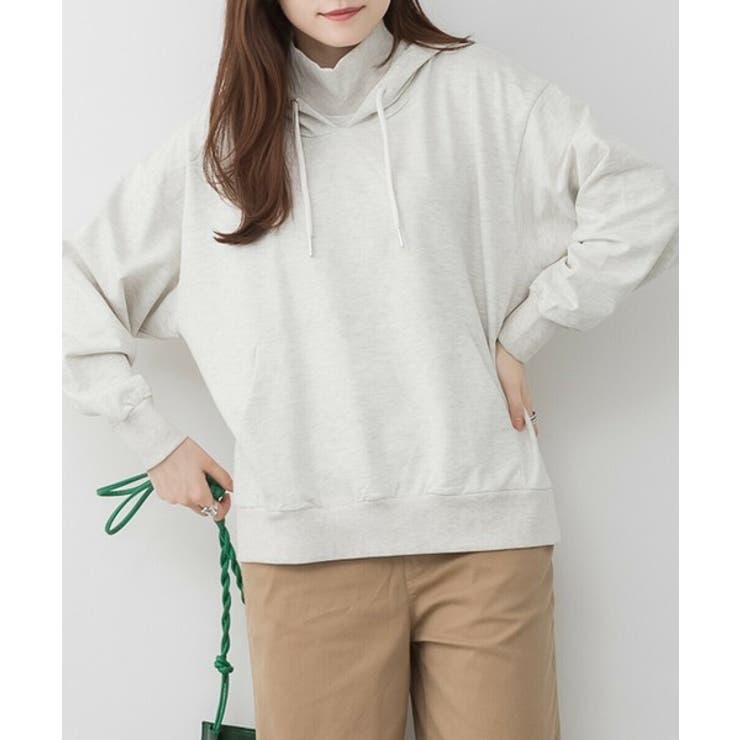 パーカー フーディー ハイネック | PlusNao | 詳細画像7 