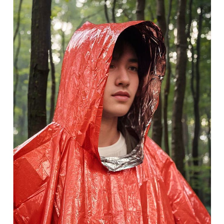 レインポンチョ 男女兼用 大人用 | PlusNao | 詳細画像3 