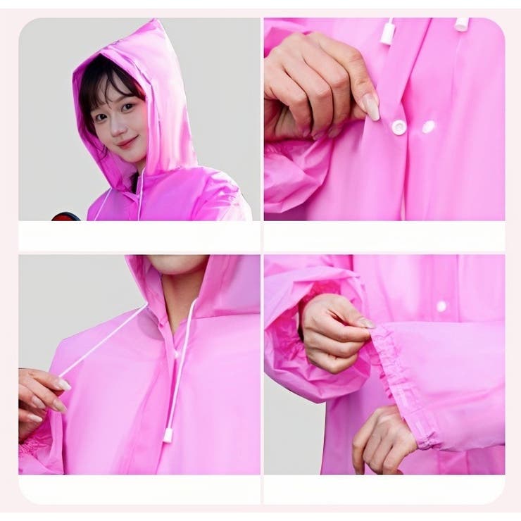 レインコート フード付き カッパ | PlusNao | 詳細画像10 