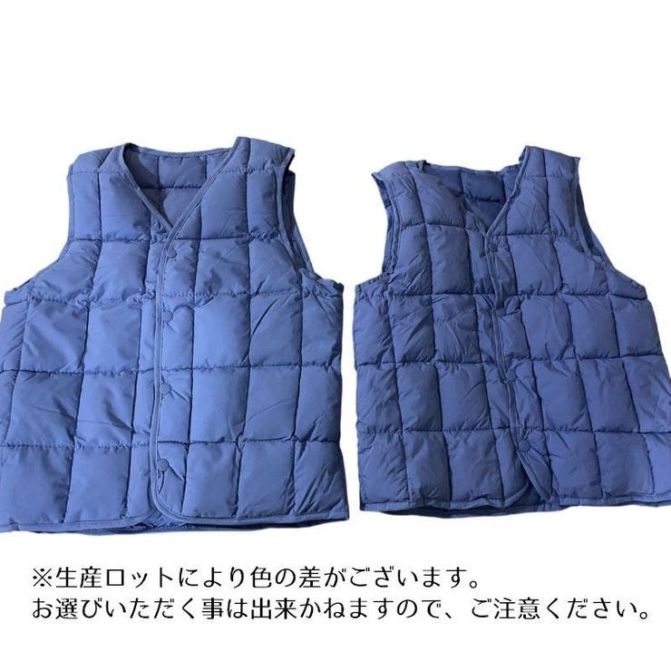 中綿ベスト ダウン風ベスト キッズ | PlusNao | 詳細画像16 