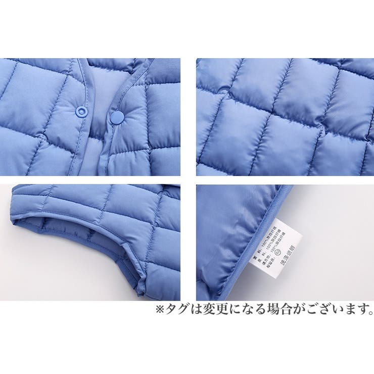 中綿ベスト ダウン風ベスト キッズ | PlusNao | 詳細画像19 