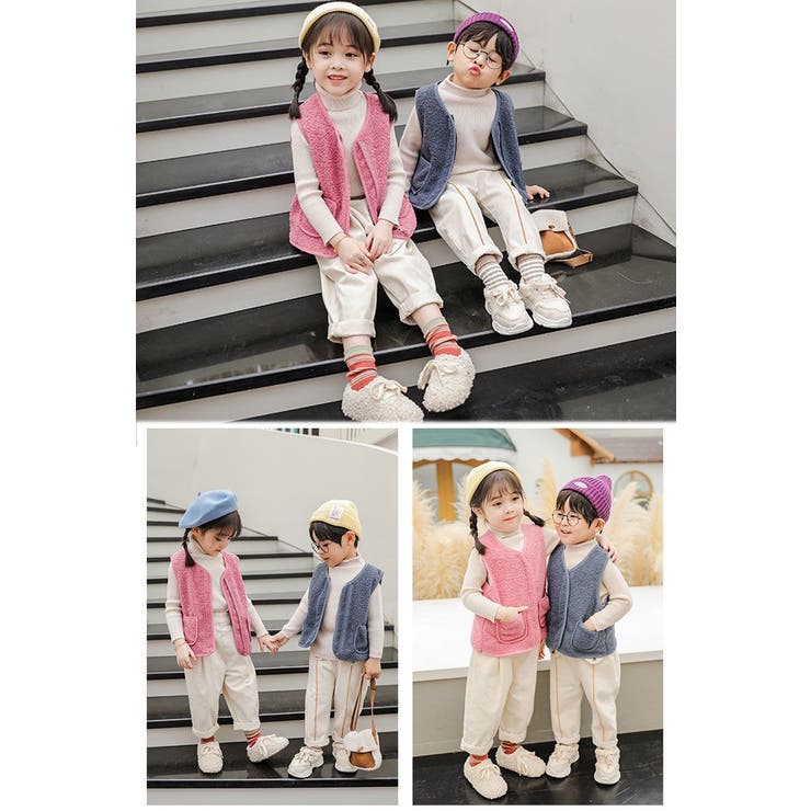 ボアベスト 子供服 キッズ | PlusNao | 詳細画像3 