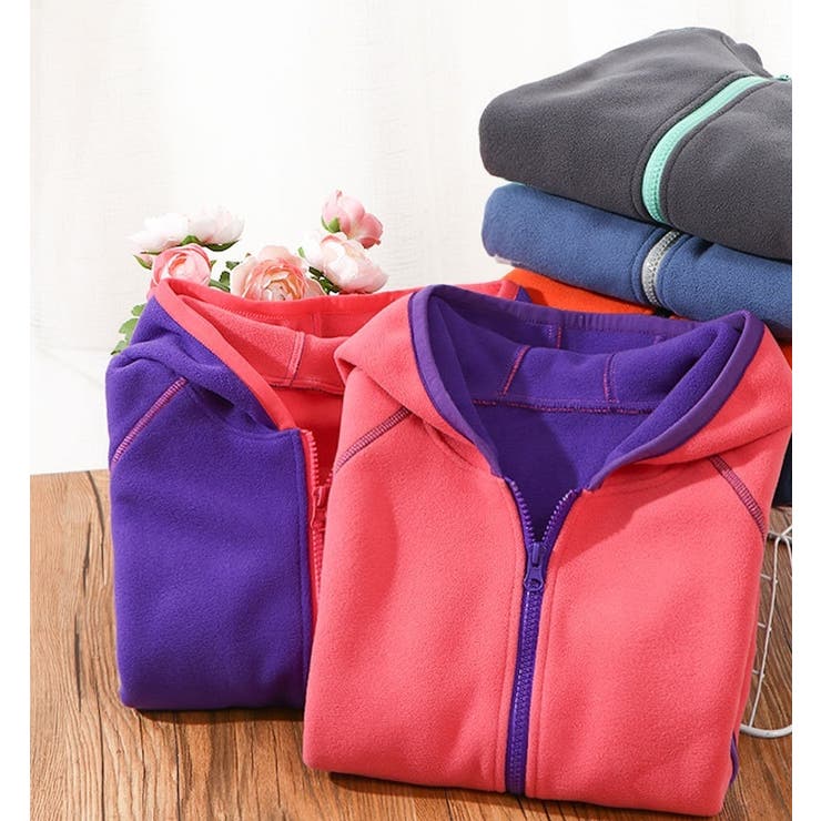 パーカー ジップアップ フリース | PlusNao | 詳細画像5 