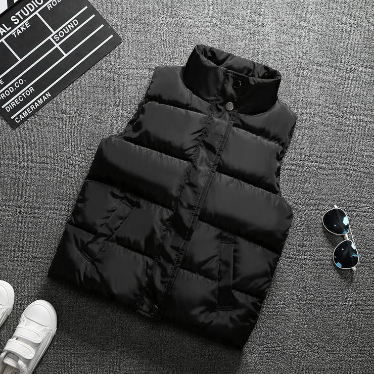 中綿入りベスト ダウン風ベスト アウター | PlusNao | 詳細画像8 