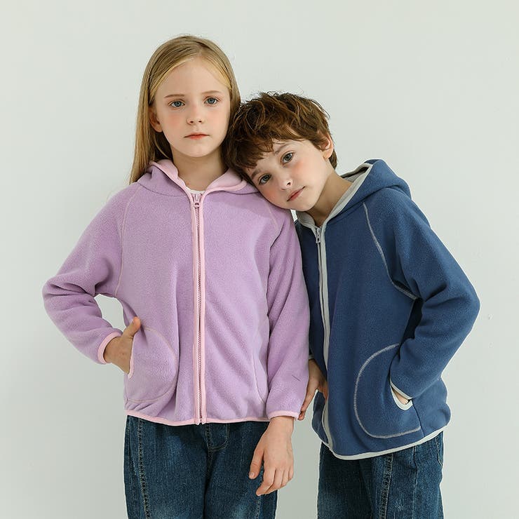 パーカー フリースジャケット キッズ | PlusNao | 詳細画像2 
