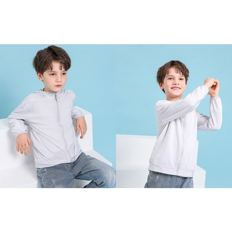 ラッシュガード パーカー ジップアップ | PlusNao | 詳細画像2 